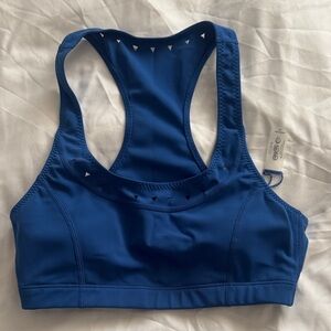 GIGI C Royal Blue Racerback Sports Bra